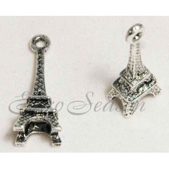 Подвеска мет.№025 10х8х23мм цв.Silver (цена за 1шт)